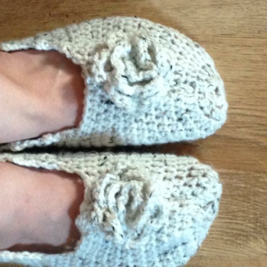 I made myself a pair of slippers